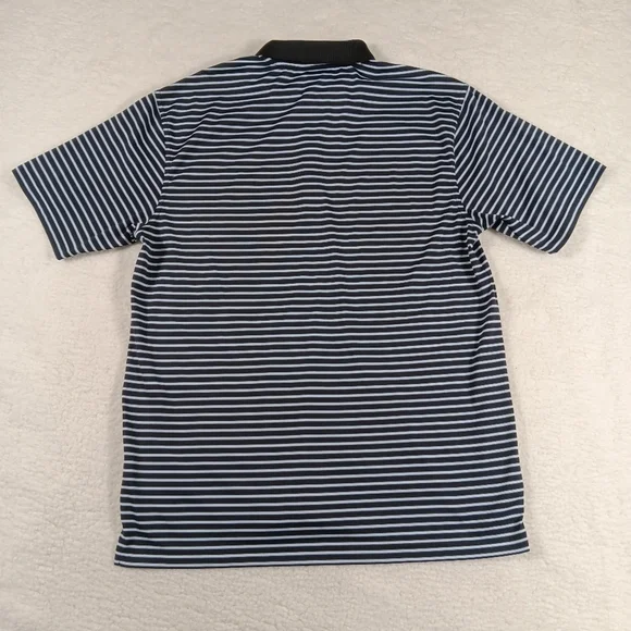 Masters Performance Polo Shirt Mens Large Striped Golf Pullover Augusta Casual - Picture 5 of 8